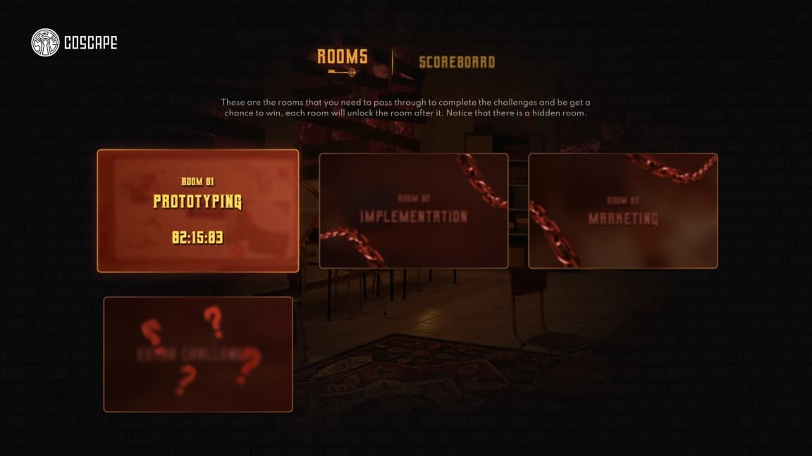 COSCAPE Website screen