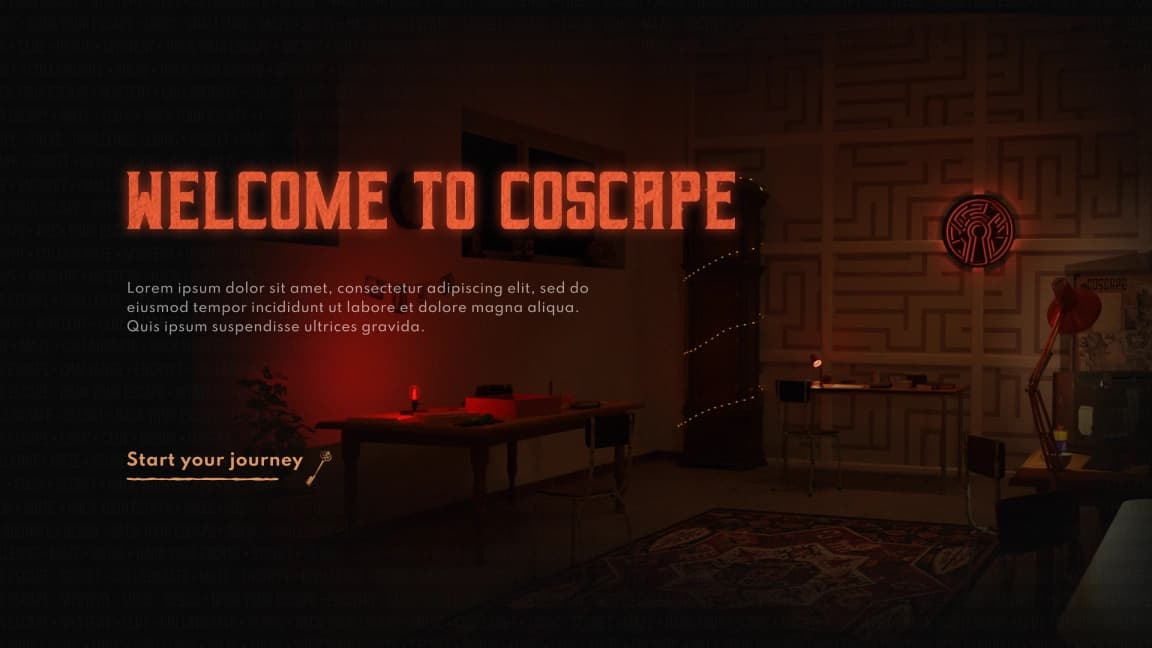 COSCAPE Website screen